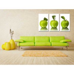 Зелёные яблоки - Модульная картины, Репродукции, Декоративные панно, Декор стен