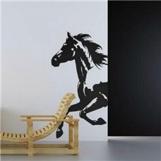 Картина на холсте по фото Модульные картины Печать портретов на холсте Трафарет Разбег коня
