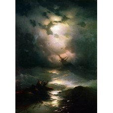 Картина на холсте по фото Модульные картины Печать портретов на холсте Буря на Северном Море