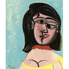 Картина на холсте по фото Модульные картины Печать портретов на холсте Голова женщины (Дора Маар)