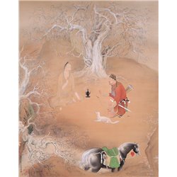 Хашимото Кансецу «Весенний день» - Модульная картины, Репродукции, Декоративные панно, Декор стен