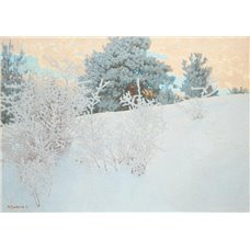 Картина на холсте по фото Модульные картины Печать портретов на холсте Зимний пейзаж