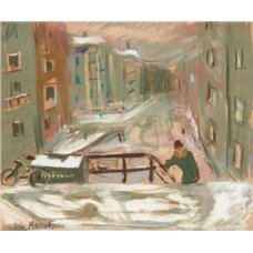 Картина на холсте по фото Модульные картины Печать портретов на холсте Улица Дэвида Багареса, Стокгольм