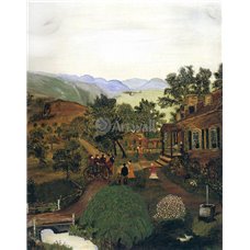 Картина на холсте по фото Модульные картины Печать портретов на холсте Долина Шенандо