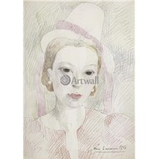 Картина на холсте по фото Модульные картины Печать портретов на холсте Женщина в шляпе