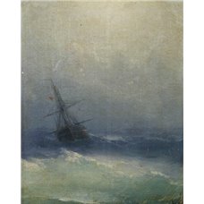 Картина на холсте по фото Модульные картины Печать портретов на холсте Корабль в шторме