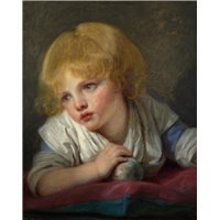 Портреты картины репродукции на заказ - Мальчик с яблоком