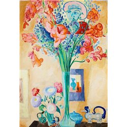 Натюрморт с цветами - Модульная картины, Репродукции, Декоративные панно, Декор стен