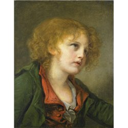 Портрет мальчика в зеленой куртке - Модульная картины, Репродукции, Декоративные панно, Декор стен