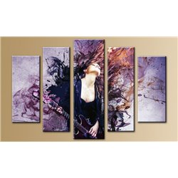 Модульная картина на стекле - 5m-049 - Модульная картины, Репродукции, Декоративные панно, Декор стен