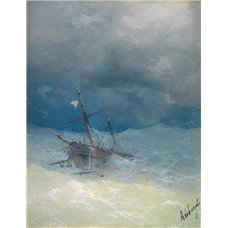 Картина на холсте по фото Модульные картины Печать портретов на холсте Тонущий корабль