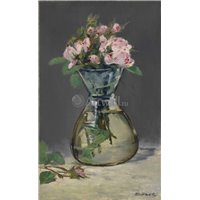 Портреты картины репродукции на заказ - Цветы в стеклянной вазе