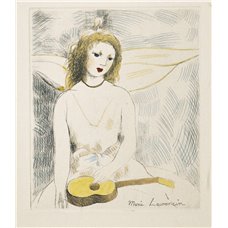 Картина на холсте по фото Модульные картины Печать портретов на холсте Девушка с гитарой