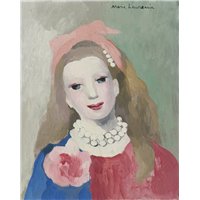 Портреты картины репродукции на заказ - Девочка с цветком на платье