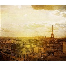 Картина на холсте по фото Модульные картины Печать портретов на холсте Эйфелева башня в Париже - Фотообои винтаж|Прованс