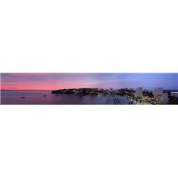 Панорама морского побережья - Фотообои Современный город - Модульная картины, Репродукции, Декоративные панно, Декор стен
