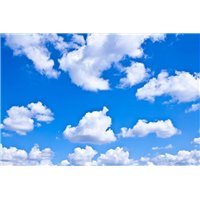 Портреты картины репродукции на заказ - Облака в голубом небе - Фотообои Небо