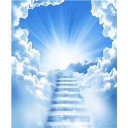 Лестница в облаках - Фотообои Небо - Модульная картины, Репродукции, Декоративные панно, Декор стен