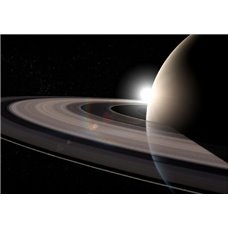 Картина на холсте по фото Модульные картины Печать портретов на холсте Сатурн - Фотообои Космос