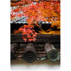 Картина на холсте по фото Модульные картины Печать портретов на холсте Японский храм в Киото - Фотообои Японские и просто сады