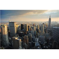 Портреты картины репродукции на заказ - Вид на Нью-Йорк сверху - Фотообои Современный город|Нью-Йорк