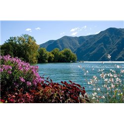 Озеро и горы - Фотообои природа|озера - Модульная картины, Репродукции, Декоративные панно, Декор стен