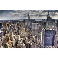 Портреты картины репродукции на заказ - Вид на Нью-Йорк сверху - Фотообои Современный город|Нью-Йорк