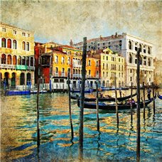 Картина на холсте по фото Модульные картины Печать портретов на холсте Венеция - Фотообои Арт