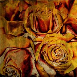 Винтажные розы - Фотообои Арт - Модульная картины, Репродукции, Декоративные панно, Декор стен