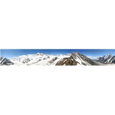 Картина на холсте по фото Модульные картины Печать портретов на холсте Заснеженные вершины - Фотообои горы