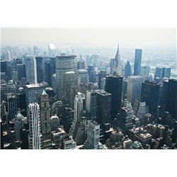 Вид на Нью-Йорк сверху - Фотообои Современный город|Нью-Йорк - Модульная картины, Репродукции, Декоративные панно, Декор стен