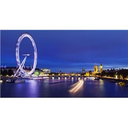 Ночной Лондон - Фотообои Расширяющие пространство - Модульная картины, Репродукции, Декоративные панно, Декор стен