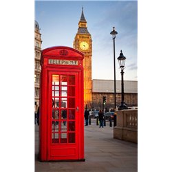 Телефонная будка и Биг-Бен - Фотообои архитектура|Лондон - Модульная картины, Репродукции, Декоративные панно, Декор стен