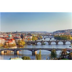 Прага - Фотообои Расширяющие пространство - Модульная картины, Репродукции, Декоративные панно, Декор стен
