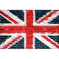Картина на холсте по фото Модульные картины Печать портретов на холсте Британский флаг на стене - Фотообои Арт