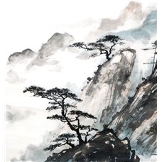 Картина на холсте по фото Модульные картины Печать портретов на холсте Дерево на скале - Фотообои Арт