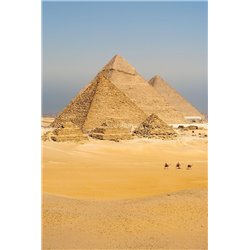 Верблюды в пустыне - Фотообои архитектура|Египет - Модульная картины, Репродукции, Декоративные панно, Декор стен