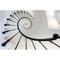 Спиральная лестница - Фотообои Расширяющие пространство|лестница