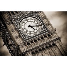 Картина на холсте по фото Модульные картины Печать портретов на холсте Часы на башне - Фотообои архитектура|Лондон
