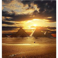 Картина на холсте по фото Модульные картины Печать портретов на холсте Пустыня на закате - Фотообои архитектура|Египет