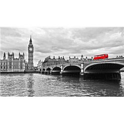 Мост через Темзу - Фотообои Современный город|Англия - Модульная картины, Репродукции, Декоративные панно, Декор стен