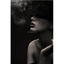 Дым - Черно-белые фотообои - Модульная картины, Репродукции, Декоративные панно, Декор стен