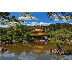 Пагода в лесу - Фотообои природа|озера - Модульная картины, Репродукции, Декоративные панно, Декор стен