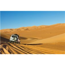 Картина на холсте по фото Модульные картины Печать портретов на холсте Джип в пустыне - Фотообои Техника и транспорт|автомобили