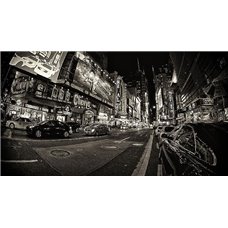 Картина на холсте по фото Модульные картины Печать портретов на холсте Улица в Нью-Йорке - Черно-белые фотообои