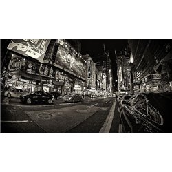 Улица в Нью-Йорке - Черно-белые фотообои - Модульная картины, Репродукции, Декоративные панно, Декор стен