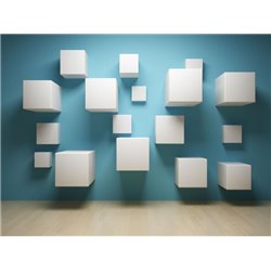 Кубическая абстракция - 3D фотообои|3D расширяющие пространство - Модульная картины, Репродукции, Декоративные панно, Декор стен