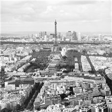 Картина на холсте по фото Модульные картины Печать портретов на холсте Панорама Парижа - Фотообои архитектура|Париж