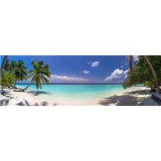 Картина на холсте по фото Модульные картины Печать портретов на холсте Пляж на Мальдивах - Фотообои Море|пляж