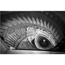 Картина на холсте по фото Модульные картины Печать портретов на холсте Лестница колокольни - Фотообои Расширяющие пространство|лестница